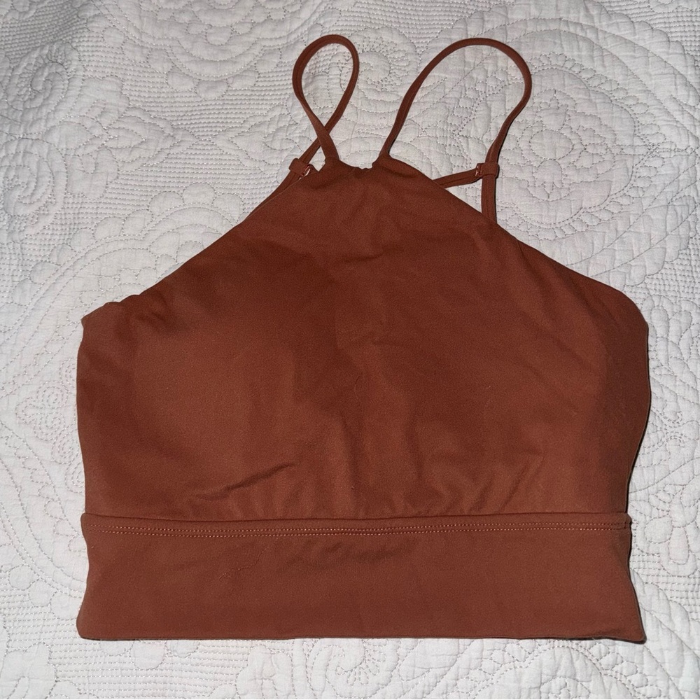 BUFFBUNNY-Foxy Sports Bra-Brady Brown size medium